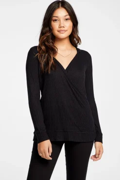 Hot Chaser Brand Vintage Thermal Hooded Surplice Pullover