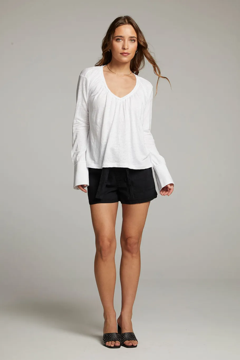 Cheap Chaser Brand Warren White Blouse