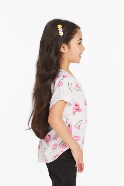 Hot Chaser Brand Watermelon Lips Girls Tee