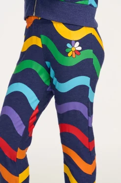 New Chaser Brand Wavy Rainbow Slouchy Pant