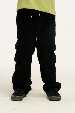 Sale Chaser Brand Wes Raven Black Corduroy Cargo Pants