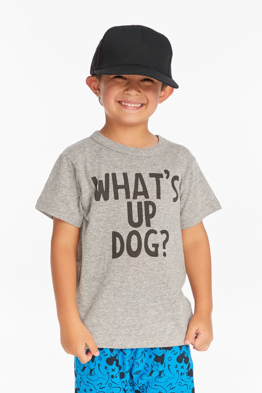 Flash Sale Chaser Brand What's Up Dog Boys Crew Neck Tee