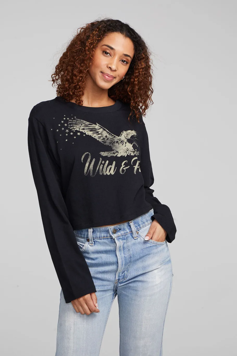 Discount Chaser Brand Wild & Free Eagle Pullover