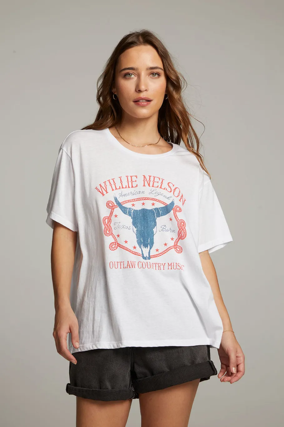 Clearance Chaser Brand Willie Nelson American Legend Tee