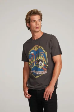 Clearance Chaser Brand Willie Nelson Outlaw Country Mens Tee