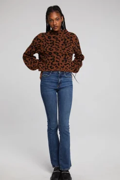 Store Chaser Brand Willie Old Town Leopard Pullover