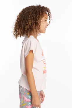 Store Chaser Brand Wonder Woman Retro Logo Girls Tee