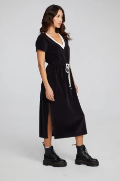 Cheap Chaser Brand Woods Shadow Black Dress