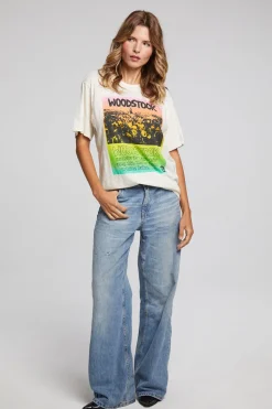 Best Chaser Brand Woodstock Rainbow Poster Tee