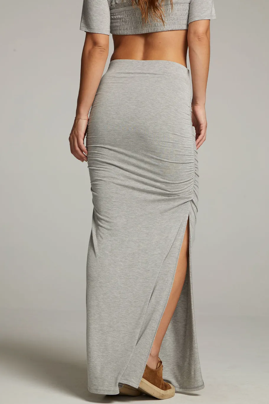 Shop Chaser Brand Wynwood Heather Grey Skirt