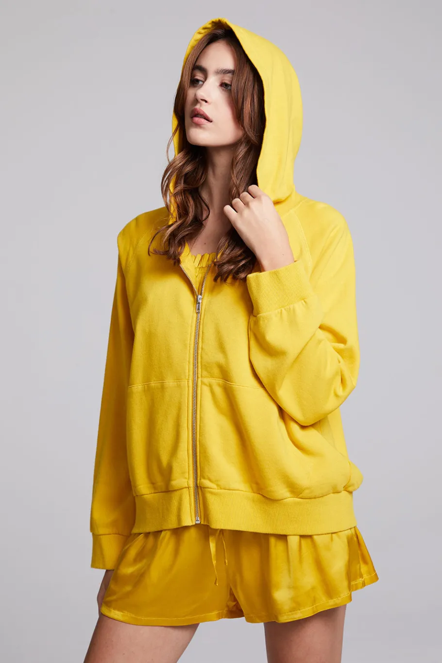 Outlet Chaser Brand Yaro Mimosa Zip Up Sweatshirt