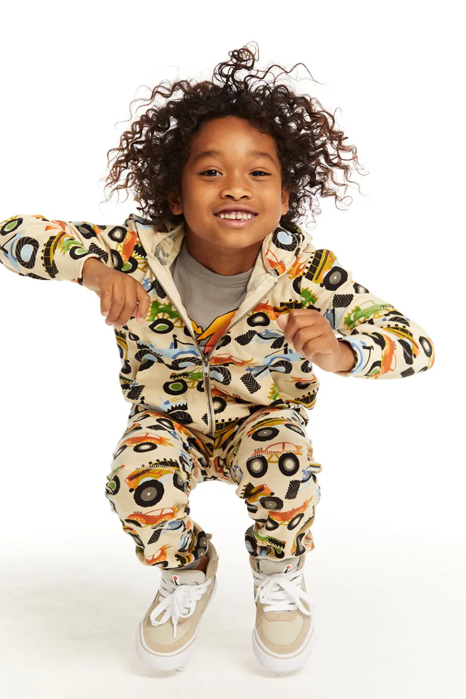 Discount Chaser Brand Zip Up Monster Truck Hoodiee