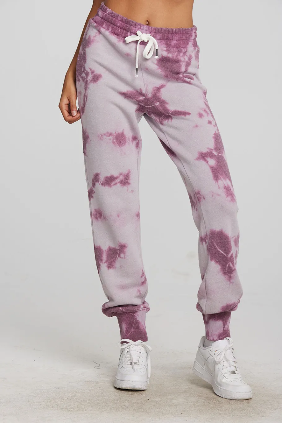 Best Chaser Brand Zuma Cotton Terry Joggers With Rib And Shoestring Tie